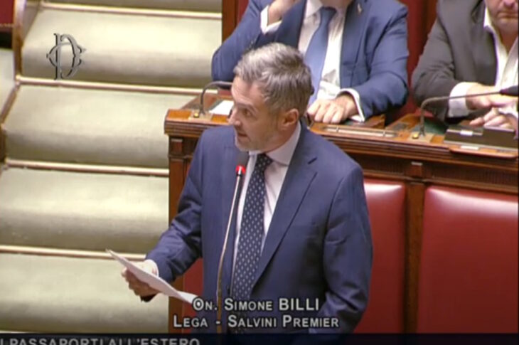 simone billi, intervento a montecitorio