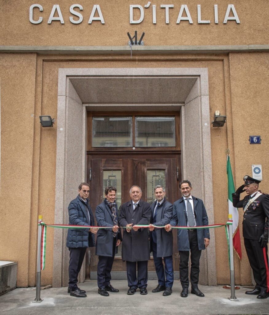 inaugurazione casa d'italia a zurigo